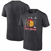 Men's San Francisco 49ers vs. Kansas City Chiefs Super Bowl LVIII Matchup Final Battle Heather Charcoal T-Shirt,baseball caps,new era cap wholesale,wholesale hats